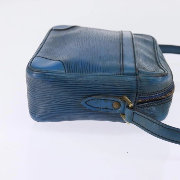 LOUIS VUITTON Epi Trocadero 23 Shoulder Bag Blue - Picture 4 of 16